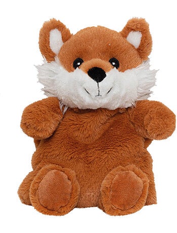 Bolsa térmica de peluche 2 en 1 con forma de zorro