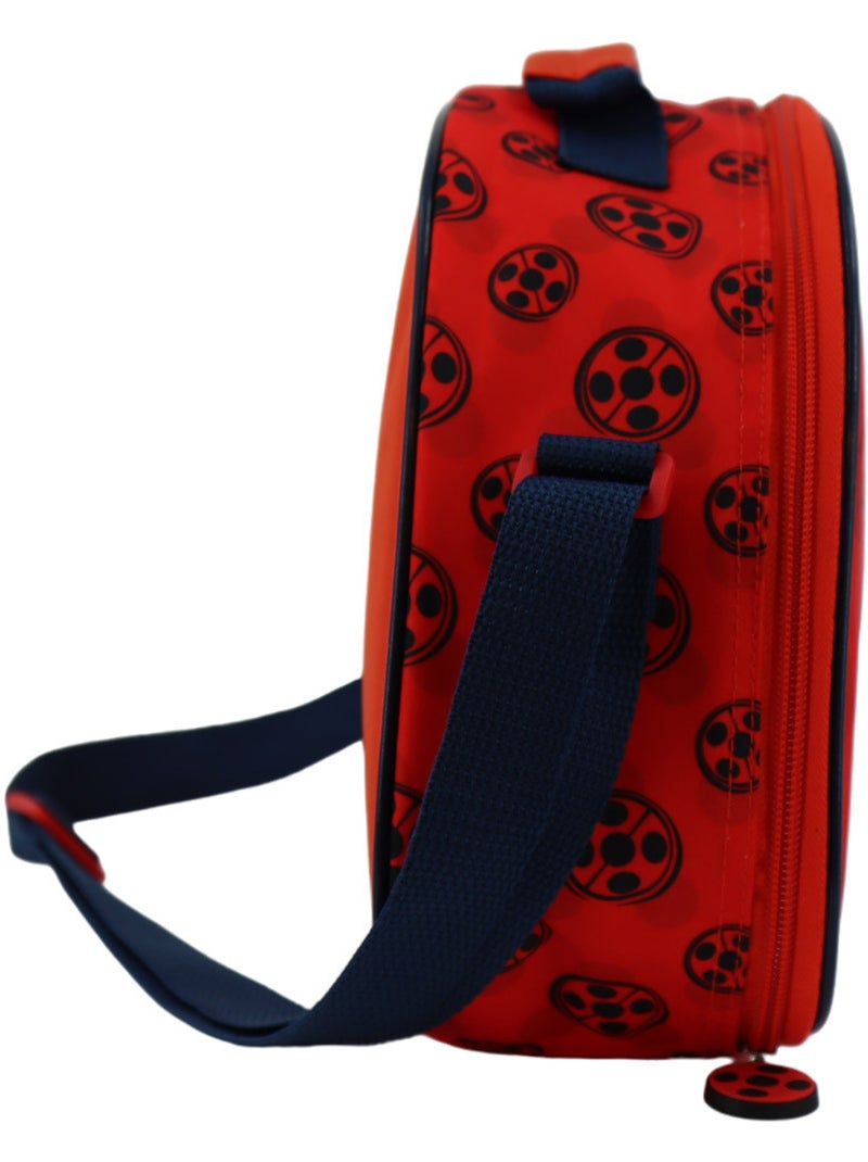 Bolsa térmica para el almuerzo miraculous: las aventuras de ladybug – red 25 cm Rojo - Kiabi