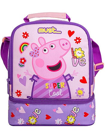Bolsa térmica para el almuerzo peppa pig – love 24 cm