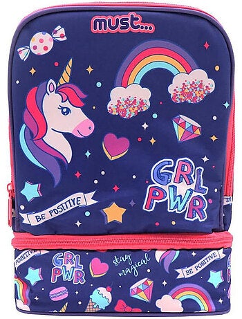 Bolsa térmica para el almuerzo unicornio power must 24 cm