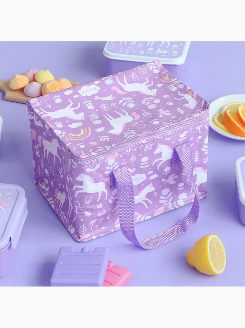 Bolsa térmica para la merienda | a little lovely company Violeta - Kiabi