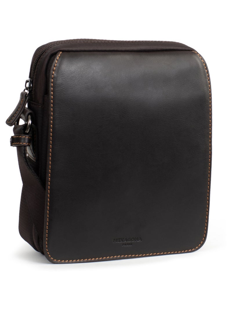 Bolsa travel hexagona Marrón - Kiabi