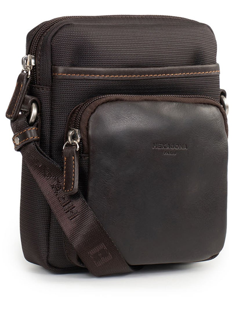 Bolsa travel hexagona Marrón - Kiabi
