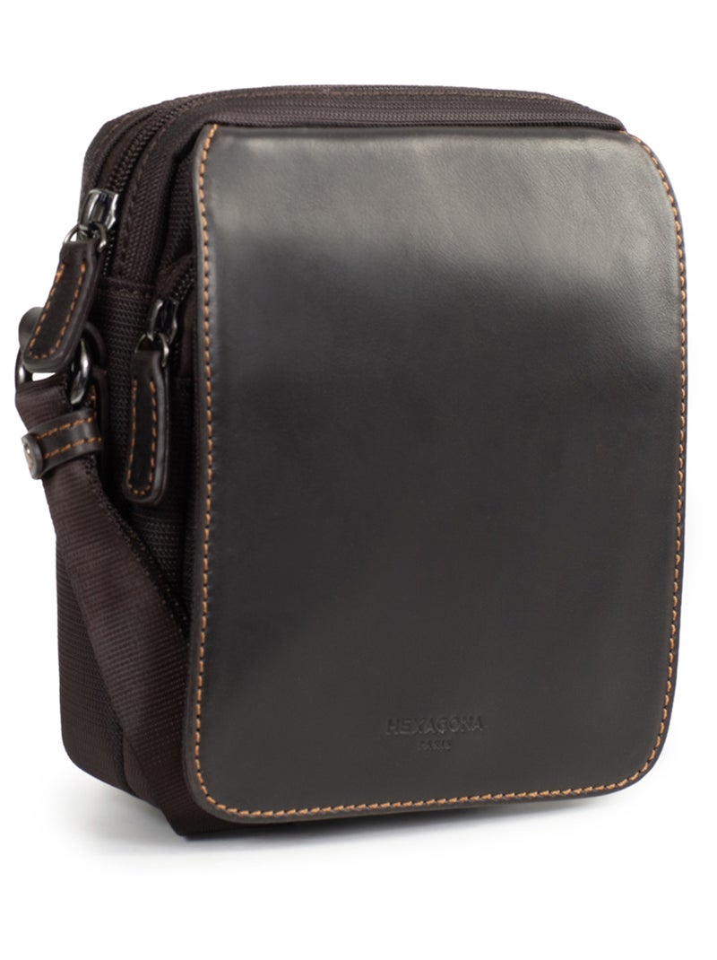 Bolsa travel hexagona Marrón - Kiabi