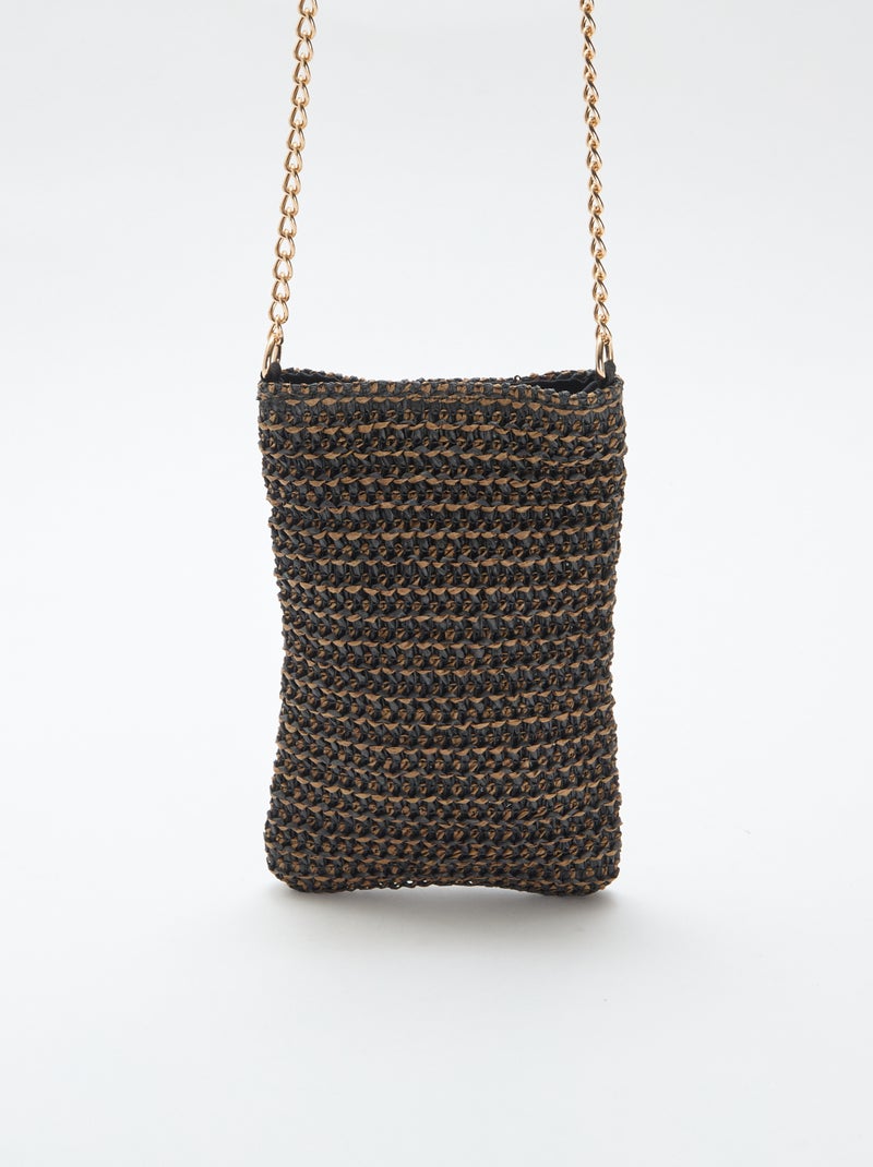 Bolsito bandolera para teléfono Marron - Kiabi