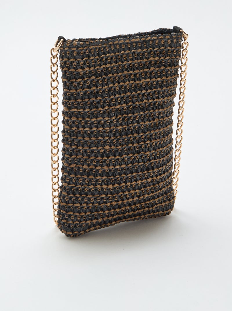 Bolsito bandolera para teléfono Marron - Kiabi