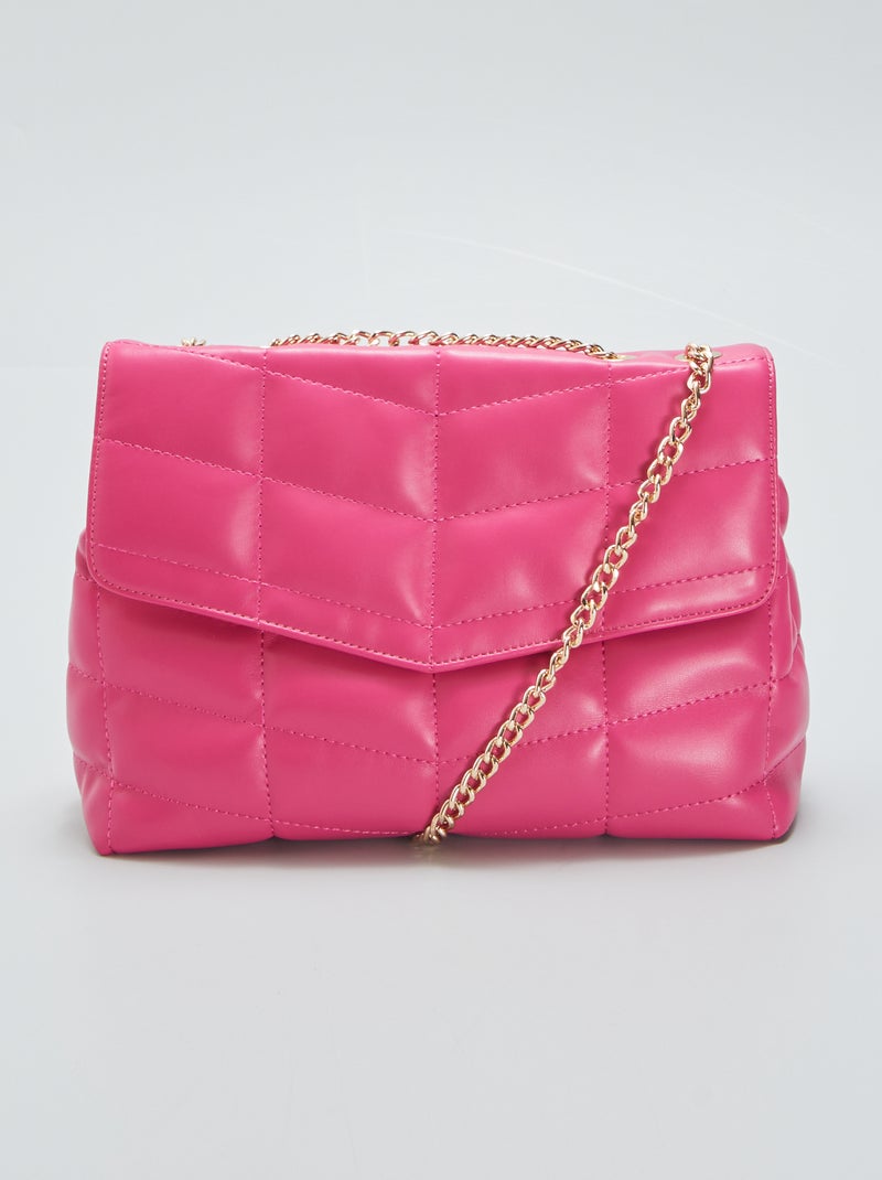 Bolso bandolera acolchado Rosa - Kiabi