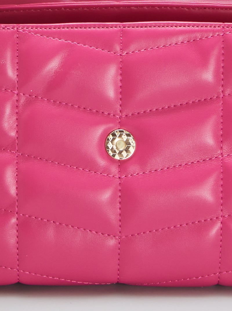 Bolso bandolera acolchado Rosa - Kiabi