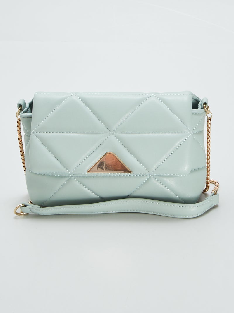 Bolso bandolera acolchado VERDE - Kiabi