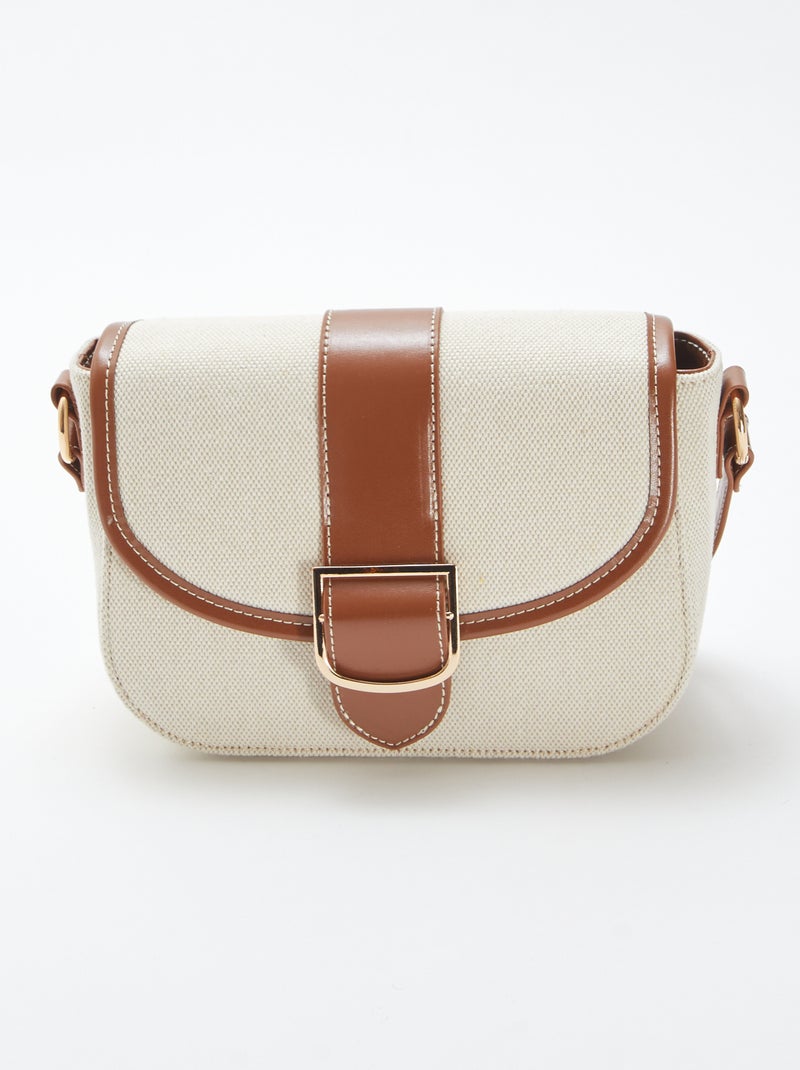 Bolso bandolera BEIGE - Kiabi