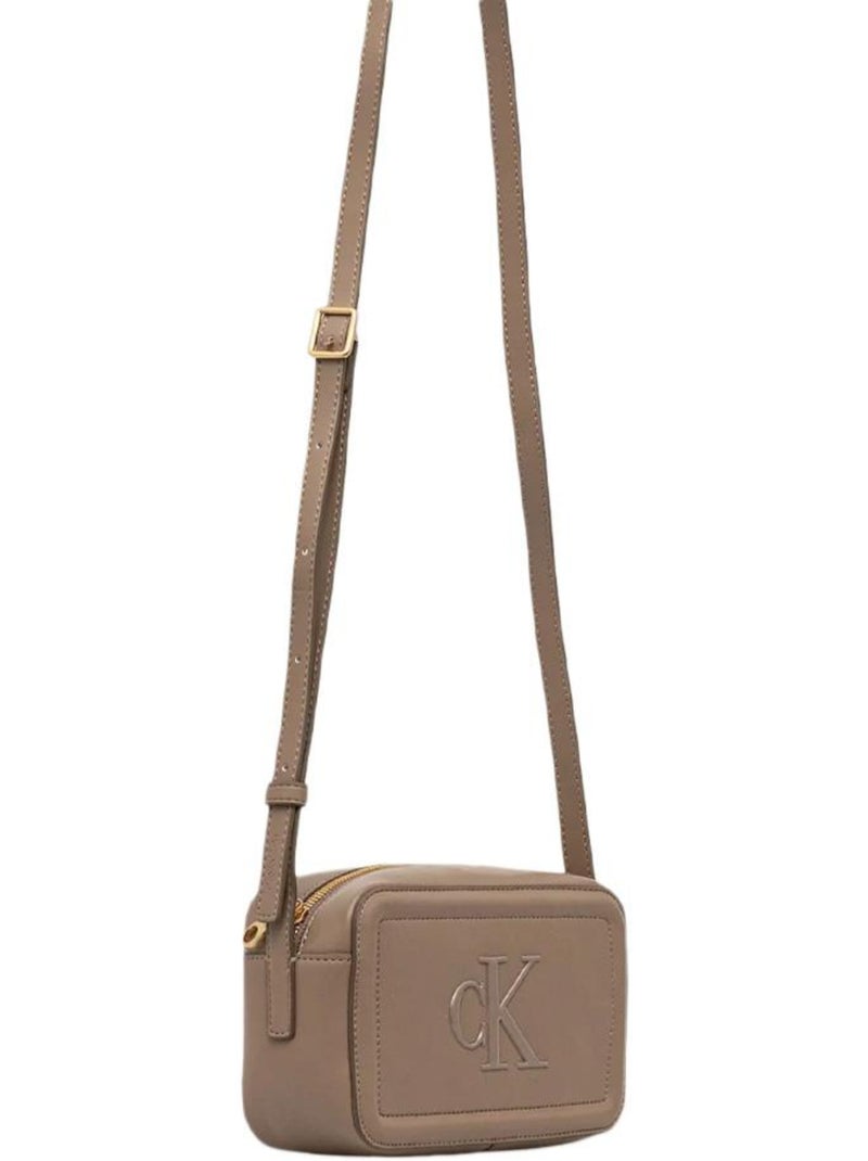 Bolso Bandolera Calvin Klein Jeans para Mujer Beige - Kiabi