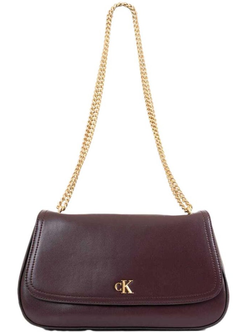 Bolso Bandolera Calvin Klein Jeans para Mujer con Cadena Marrón capuchino - Kiabi