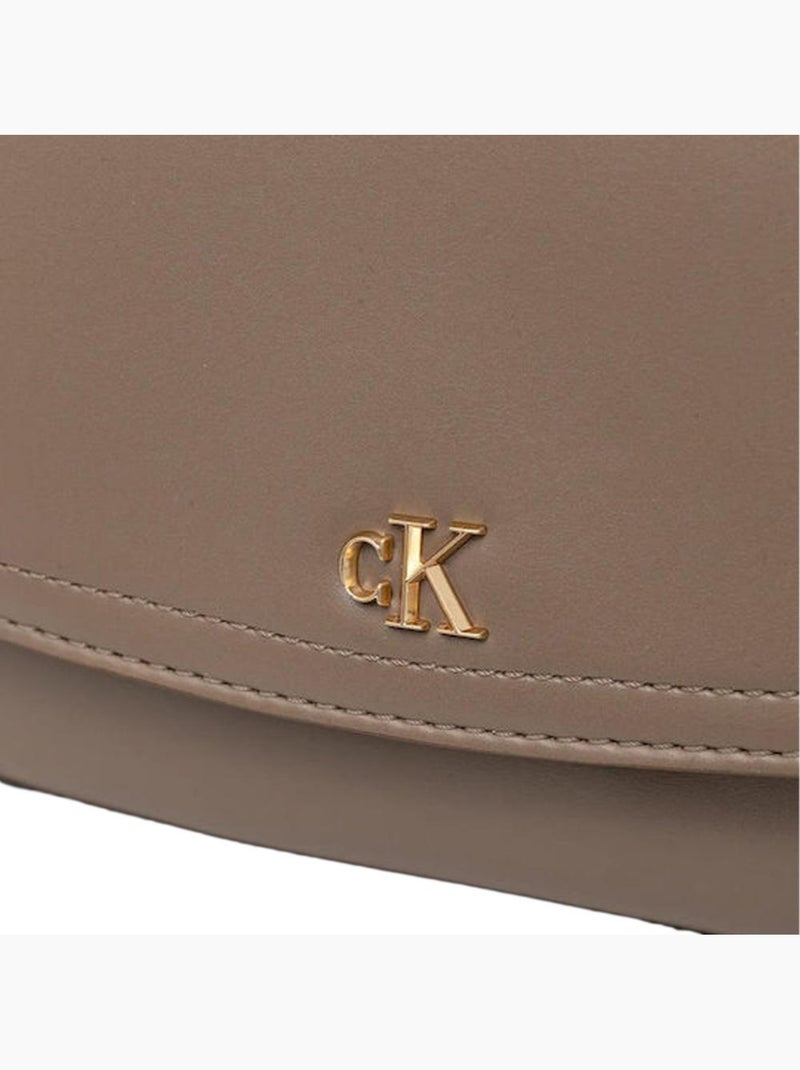 Bolso Bandolera Calvin Klein Jeans para Mujer Marrón capuchino - Kiabi