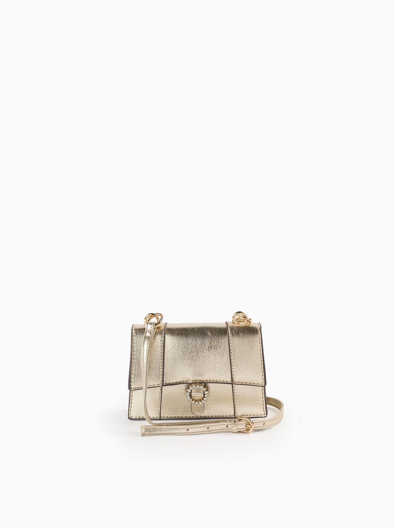 Bolso bandolera con brillantes Dorado/Oro - Kiabi