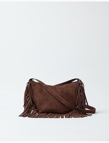 Bolso bandolera con flecos, MO Fashion