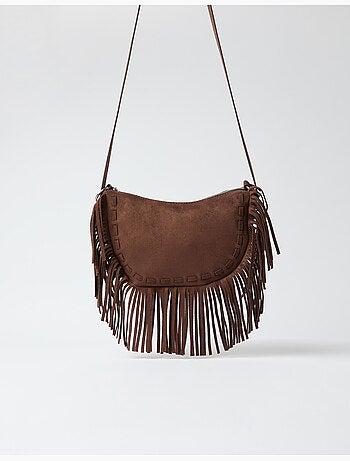 Bolso bandolera con flecos, MO Fashion