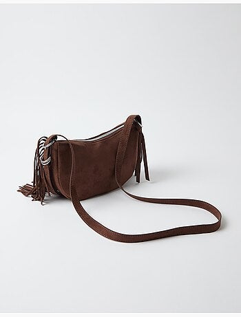 Bolso bandolera con flecos, MO Fashion