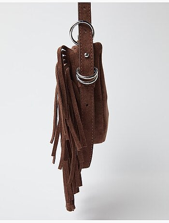 Bolso bandolera con flecos, MO Fashion