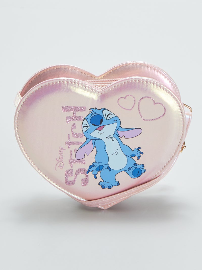 Bolso bandolera con forma de corazón 'Stitch' ROSA - Kiabi