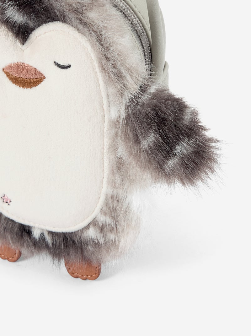 Bolso bandolera con forma de pingüino Gris - Kiabi