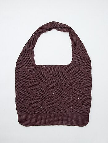 Bolso bandolera de ganchillo