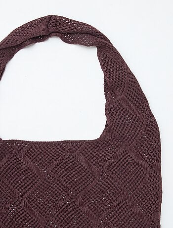Bolso bandolera de ganchillo