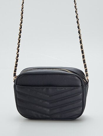 Bolso grande de material sintético acolchado - NEGRO - Kiabi - 18.00€