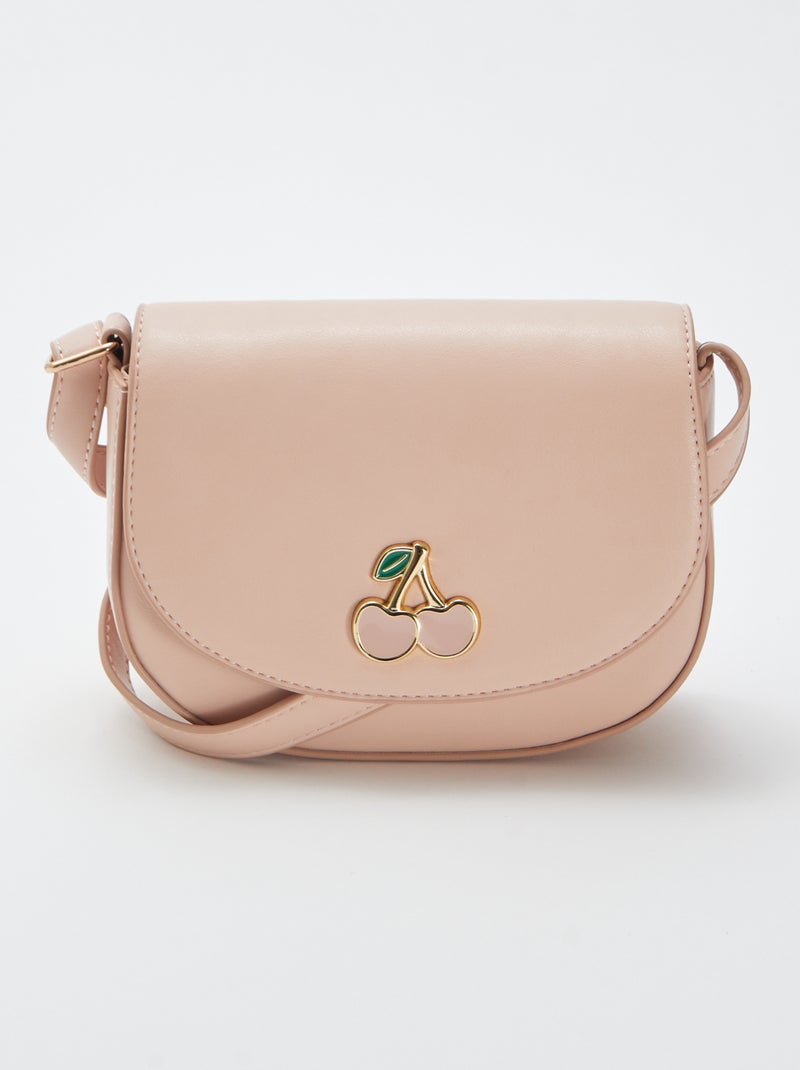 Bolso bandolera de material sintético ROSA - Kiabi