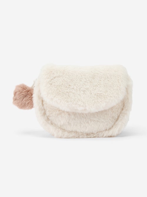 Bolso bandolera de pelo sintético - Kiabi