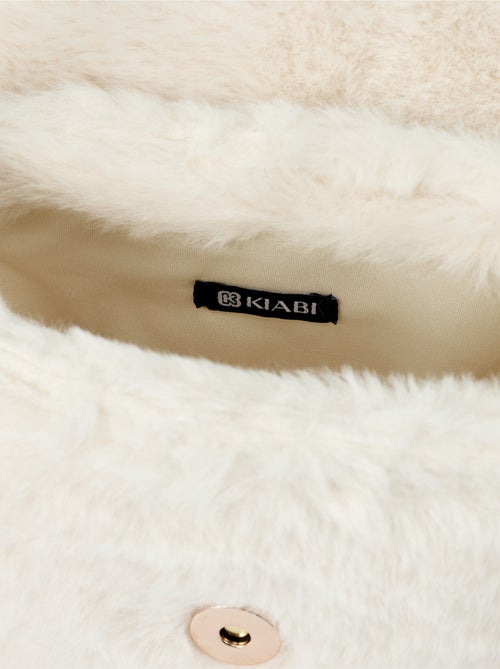 Bolso bandolera de pelo sintético - Kiabi