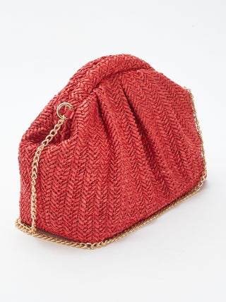 Bolso bandolera de rafia