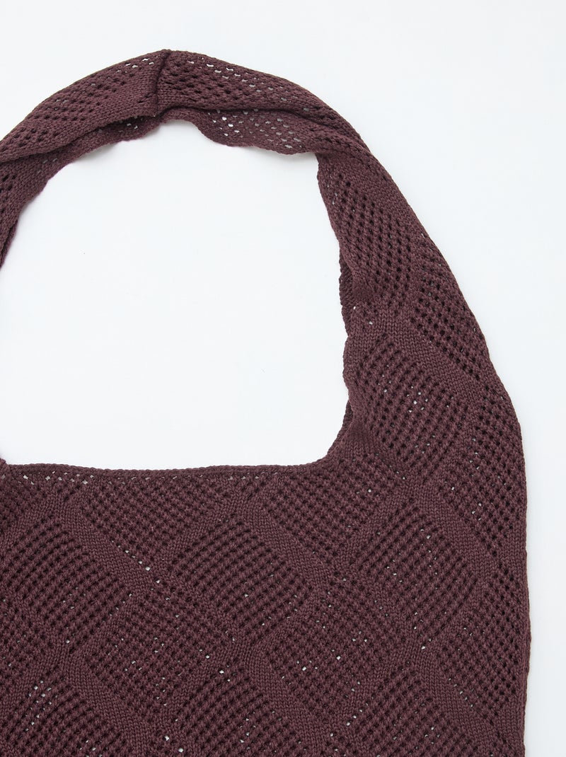 Bolso bandolera de red Purpura - Kiabi