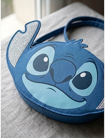 Bolso bandolera efecto 3d en símil piel stitch disney