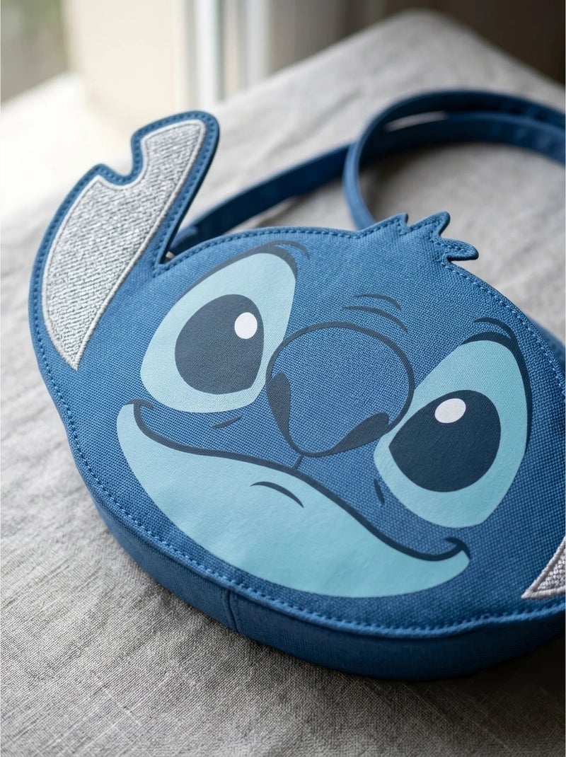Bolso bandolera efecto 3d en símil piel stitch disney Azul - Kiabi