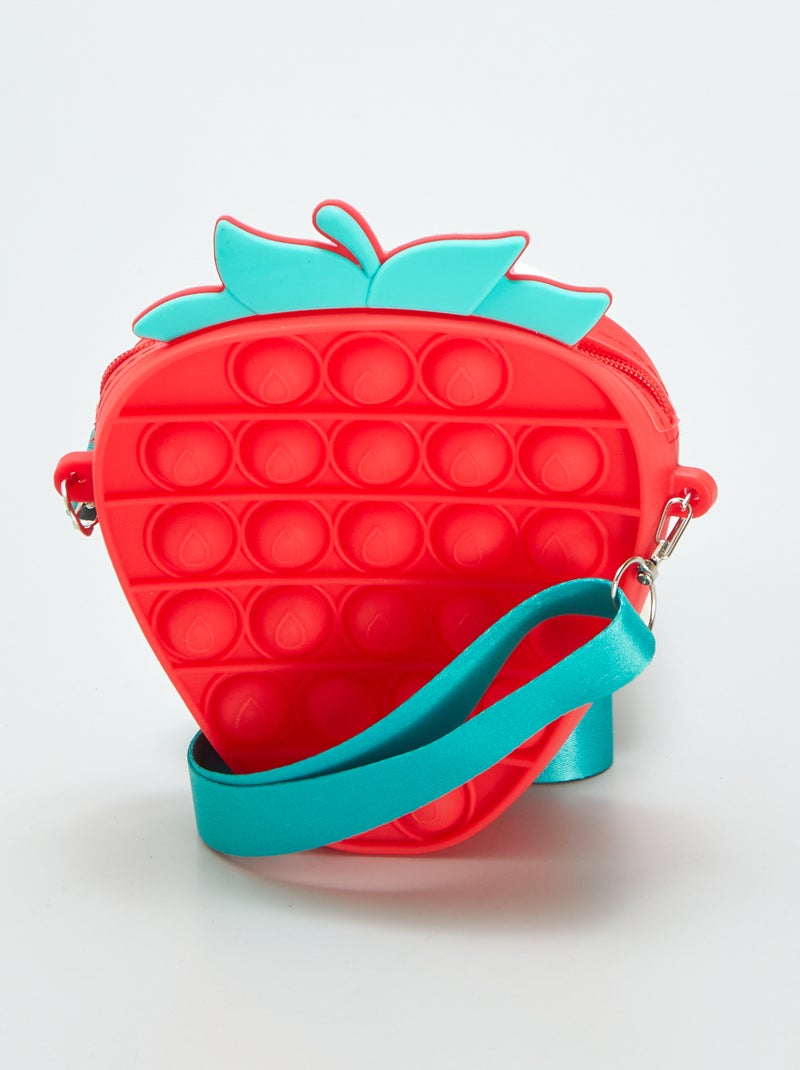 Bolso bandolera 'Fresa' ROJO - Kiabi