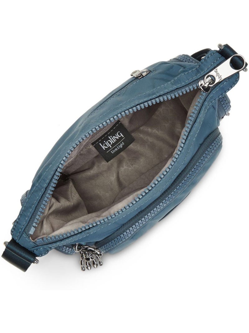 Bolso bandolera – gabbie mini con bandolera – kipling Gris guijarro - Kiabi