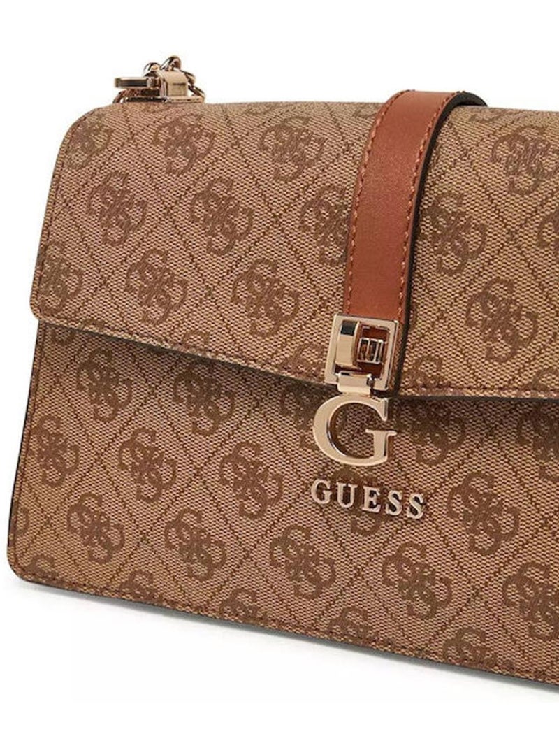 Bolso Bandolera Guess para Mujer Marrón capuchino - Kiabi