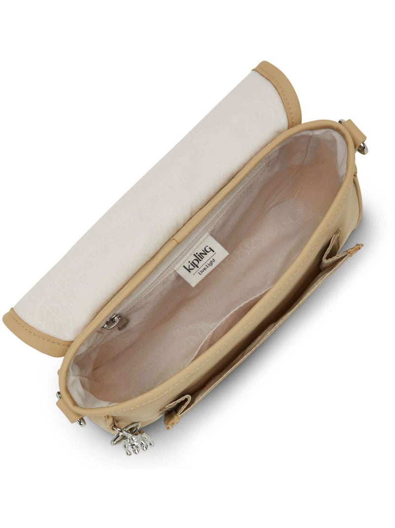 Bolso bandolera – inaki con correa extraíble – kipling Beige - Kiabi