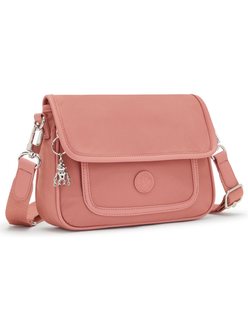 Bolso bandolera – inaki con correa extraíble – kipling Rosa - Kiabi
