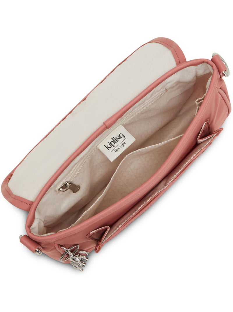 Bolso bandolera – inaki con correa extraíble – kipling Rosa - Kiabi