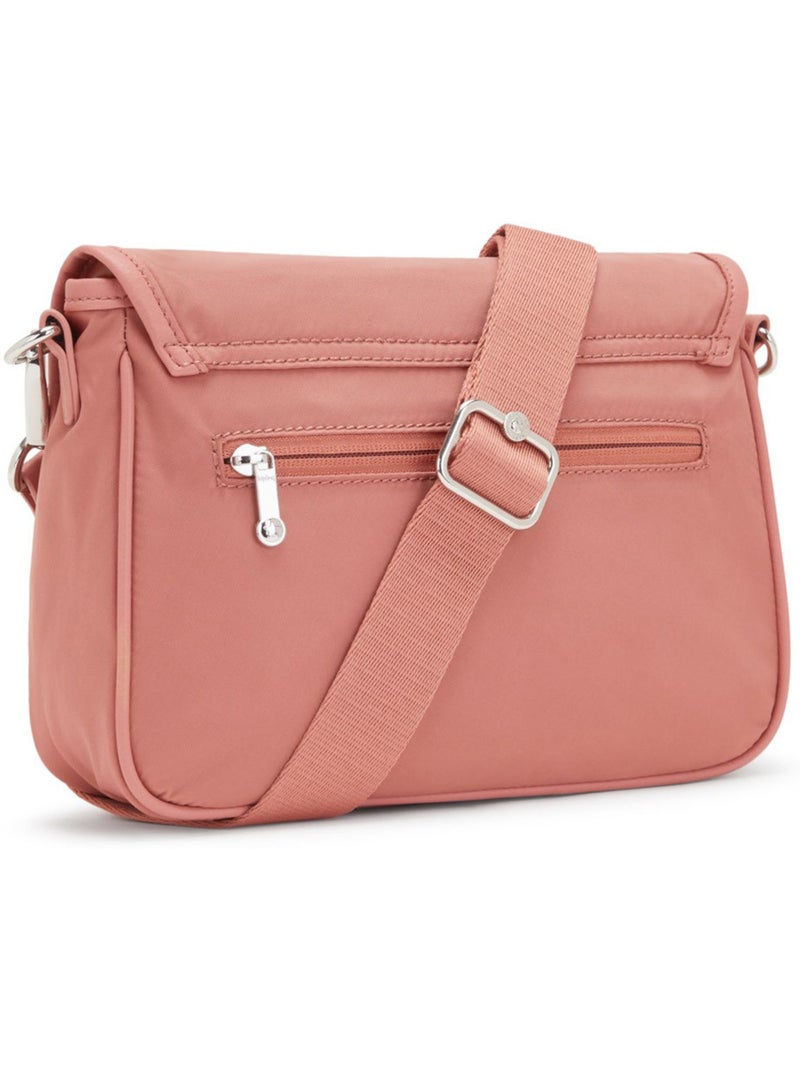 Bolso bandolera – inaki con correa extraíble – kipling Rosa - Kiabi