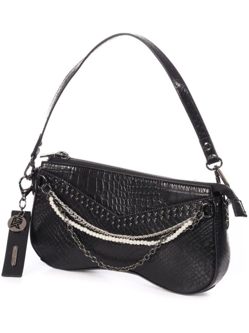 Bolso Bandolera Kaporal para Mujer Negro - Kiabi