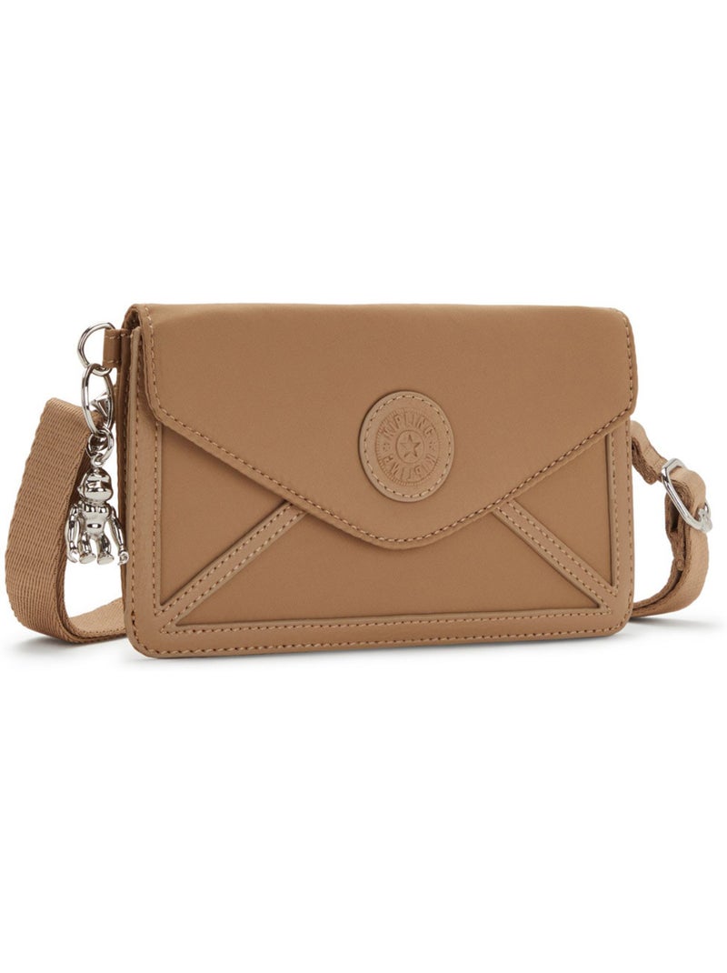 Bolso bandolera – pequeño new lelio pouch – kipling Marrón claro - Kiabi