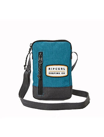 Bolso bandolera rip curl "surfing go" black & blue 17 cm