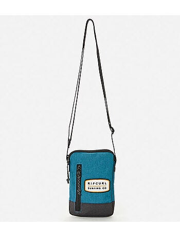 Bolso bandolera rip curl "surfing go" black & blue 17 cm