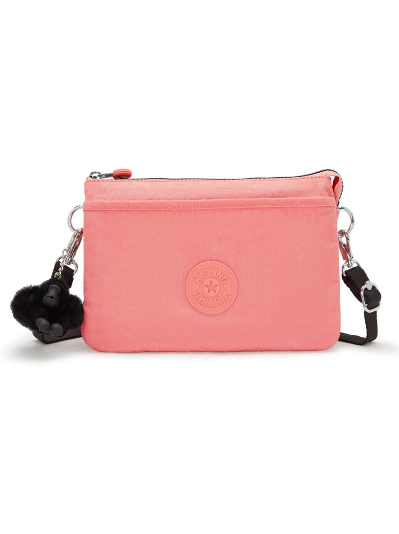 Bolso bandolera – riri – kipling Rosa salmón - Kiabi