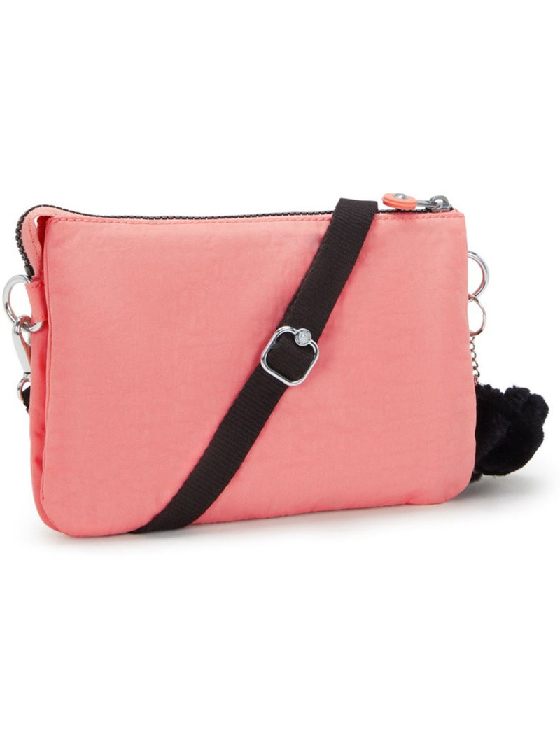 Bolso bandolera – riri – kipling Rosa salmón - Kiabi