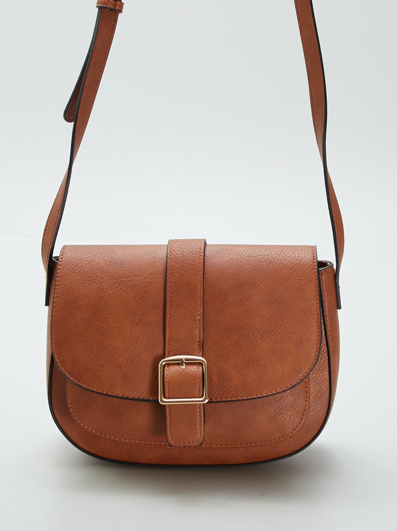 Bolso bandolera tipo mensajero MARRON - Kiabi