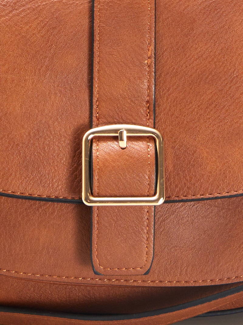 Bolso bandolera tipo mensajero MARRON - Kiabi