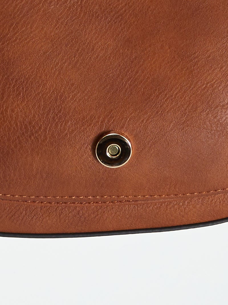 Bolso bandolera tipo mensajero MARRON - Kiabi